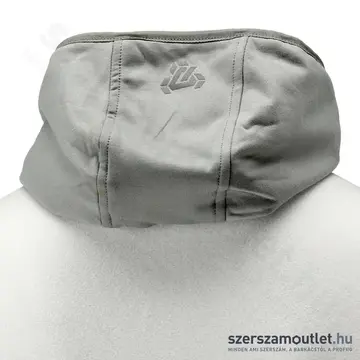 YATO Polár pulóver, kapucnis, cipzáras, M-es (Fehér/Szürke)
