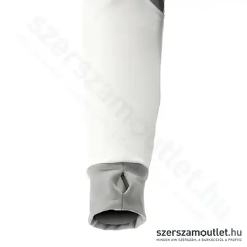 YATO Polár pulóver, kapucnis, cipzáras, 3XL-es (Fehér/Szürke)