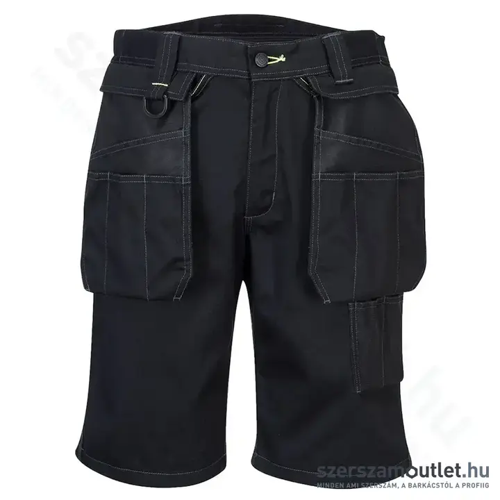 PORTWEST PW345 PW3 Holster Work Rövidnadrág 32-es (Fekete)