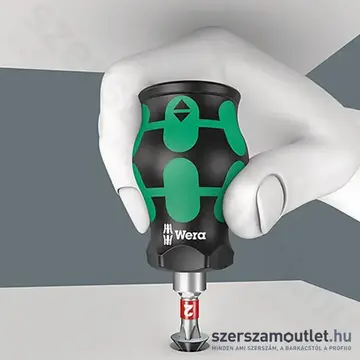 WERA Kraftform Kompakt Stubby marokcsavarhúzó 6 részes bitkészlettel (PH/PZ/SL)