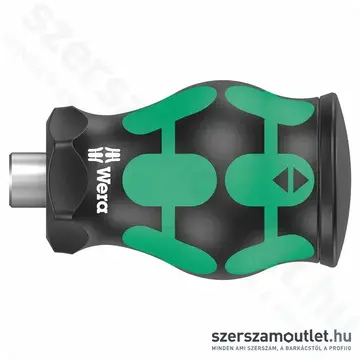 WERA Kraftform Kompakt Stubby marokcsavarhúzó 6 részes bitkészlettel (PH/PZ/SL)