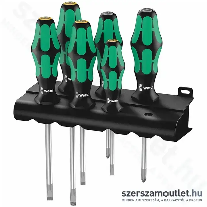 WERA 334/355/6 Csavarhúzó készlet 6 részes (PZ/SL)