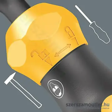 WERA Kraftform Kompakt 900 Hosszított, üthető csavarhúzó készlet 19 részes