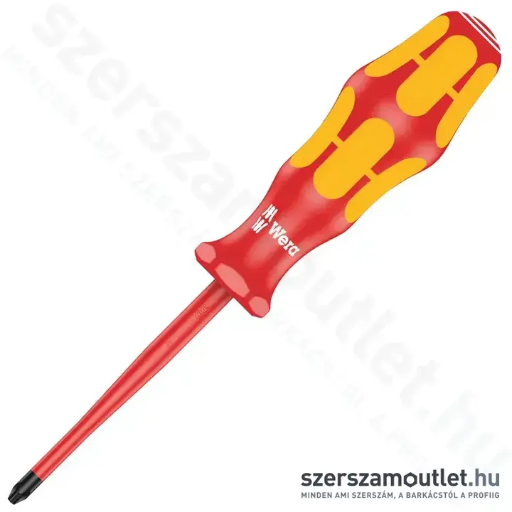 WERA 162 IS PH VDE Szigetelt csavarhúzó vékony szárral PH1x80mm