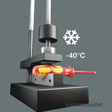 WERA 162 IS PH/S VDE Szigetelt csavarhúzó vékony szárral PH/S1x80mm