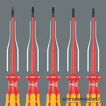 WERA 165 IS PZ/S VDE Szigetelt csavarhúzó vékony szárral PZ/S1x80mm