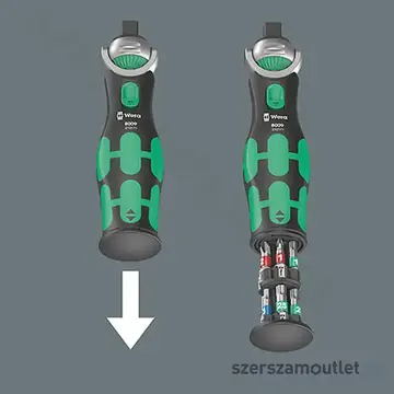 WERA 8009 Zyklop Rögzítő készlet 18 részes