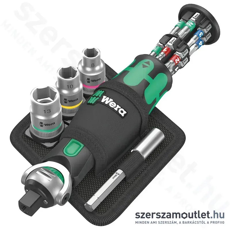 WERA 8009 Zyklop Rögzítő készlet 18 részes