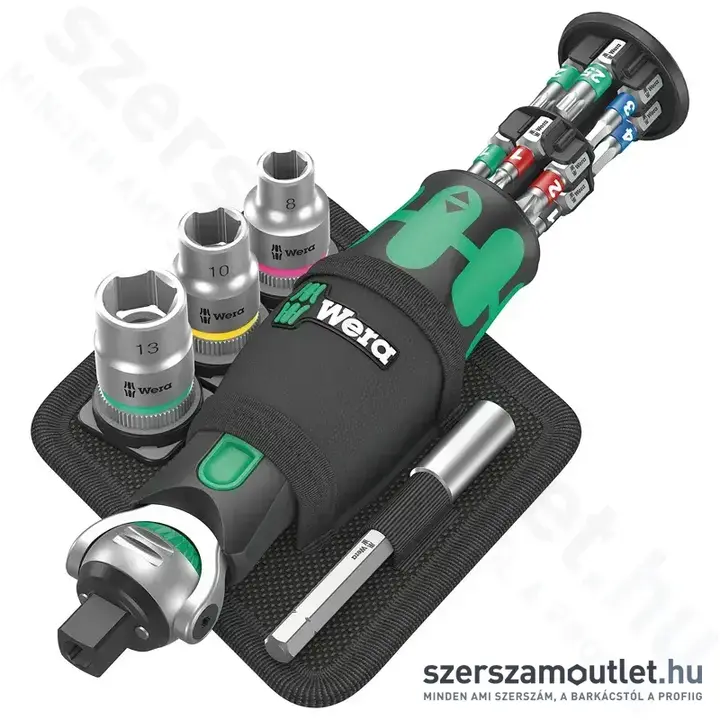 WERA 8009 Zyklop Rögzítő készlet 18 részes