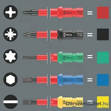 WERA W 1 Kompakt csavarozó készlet 35 részes