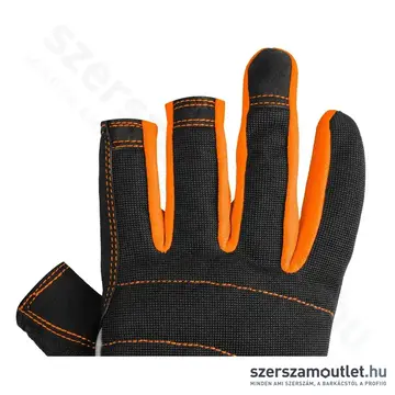 NEO TOOLS Ujjatlan, mágneses munkakesztyű 10/XL (Fekete/Narancs)