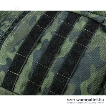 NEO TOOLS Taktikai túra hátizsák, 22 zseb, 600D poliészter, 30l, 300x200x440mm (Terepszínű)