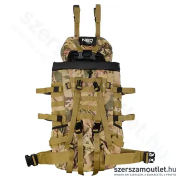 NEO TOOLS Túra hátizsák, 600D poliészter, 30l, 3 zseb, 360x165x625 (Terepszínű)