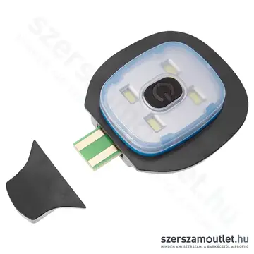 NEO TOOLS Téli, kötött munkasapka, LED-es, 6500K, IP43, 180lm (2,5Ah/3,7V) (Fekete/Szürke/Narancs)