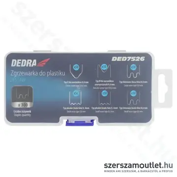 DEDRA Vezeték nélküli műanyag hegesztőgép 550°C 2,0Ah/4V