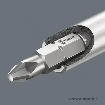 WERA Kompakt 27 RA 1 SB Racsnis csavarhúzó bitkészlettel, 1/4