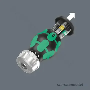WERA Kompakt Stubby magazine RA 1 Racsnis, marokcsavarhúzó bitkészlettel, 1/4
