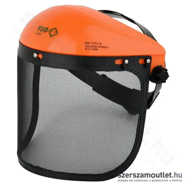 FLO M-5004A Komplett arcvédő rostély + homlokpánt, II.kategória, S szilárdság