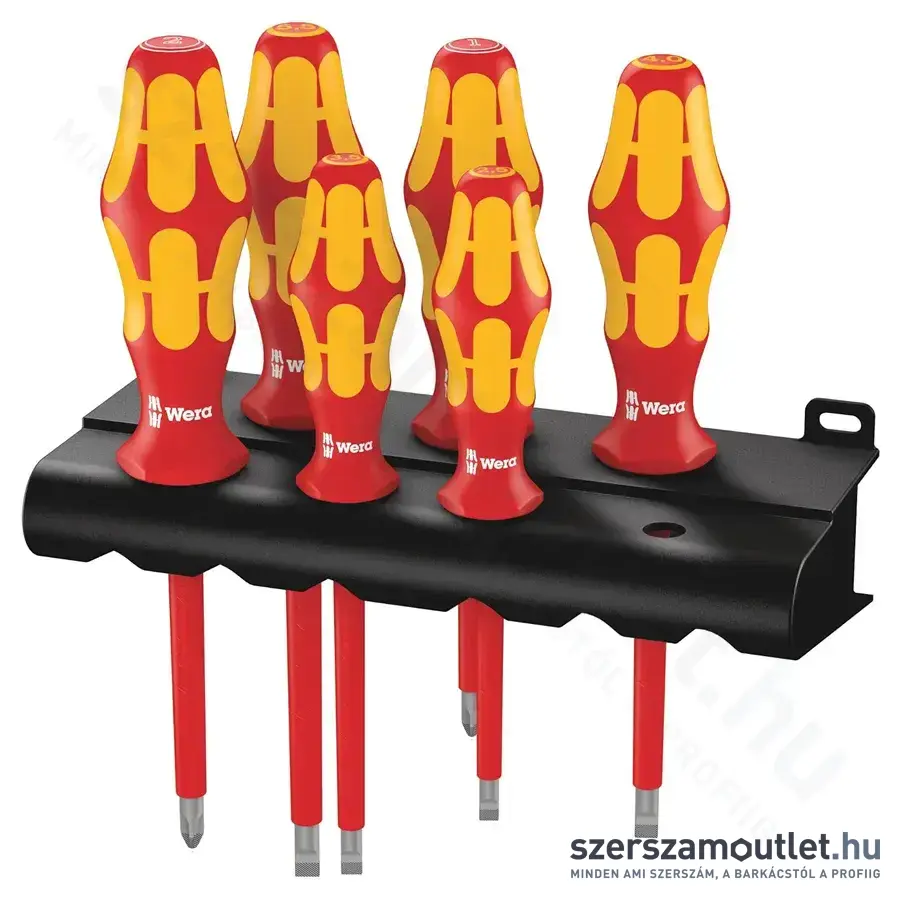 WERA 160 i/6 VDE Szigetelt csavarhúzó készlet 6 részes