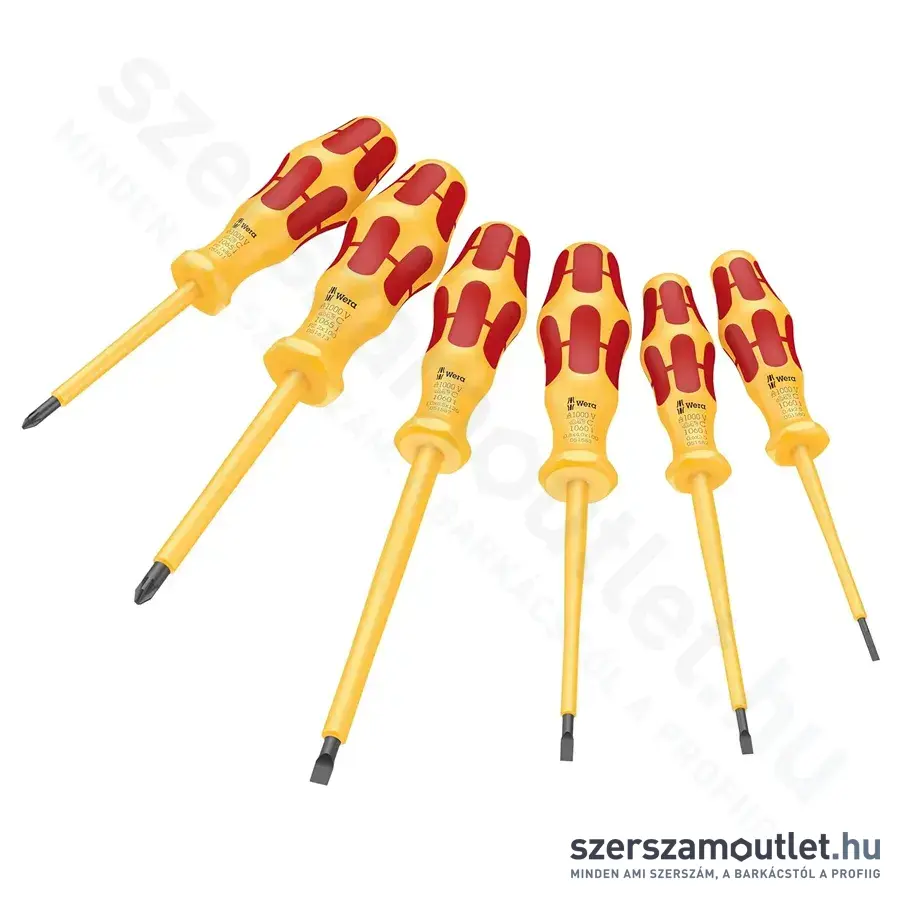 WERA 1060 i/1065 i/6 VDE Szigetelt csavarhúzó készlet 6 részes