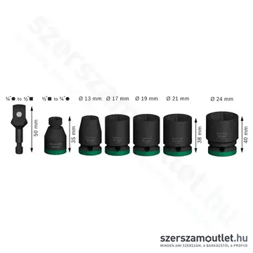 BOSCH PRO Impact Dugókulcs készlet 1/2