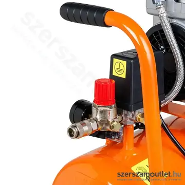 NEO TOOLS Kompresszor, szénkefementes, 24l, 8bar, 125l/perc, olajmentes, IPX0, 750W/230V