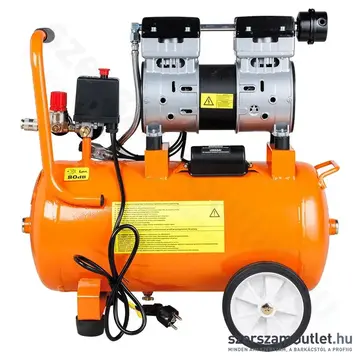NEO TOOLS Kompresszor, szénkefementes, 24l, 8bar, 125l/perc, olajmentes, IPX0, 750W/230V
