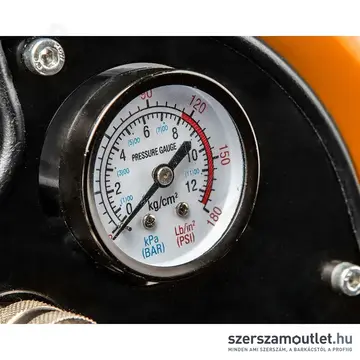 NEO TOOLS Kompresszor, 40l, álló, 8bar, 184l/perc, 2 nyomásmérő, olajkenésű, 1500W/230V