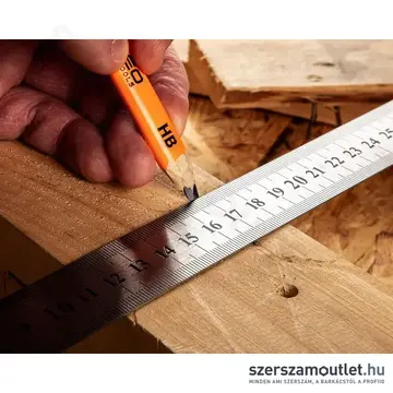 NEO TOOLS Acél vonalzó, rozsdamentes, 100cm