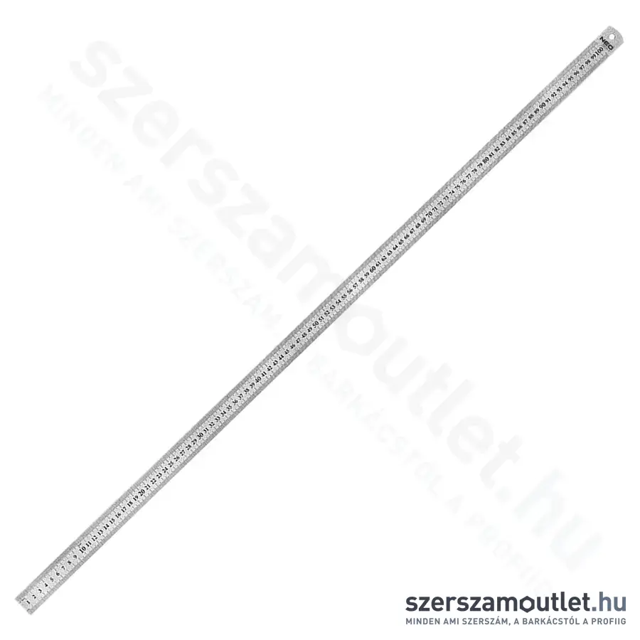 NEO TOOLS Acél vonalzó, rozsdamentes, 100cm