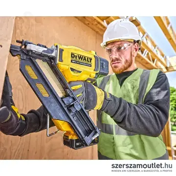 DEWALT DCN930N-XJ Akkus szénkefementes szegbelövő, 33°, 50-90mm, 18V (Akku és töltő nélkül!)