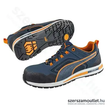 PUMA CROSSTWIST LOW S3 HRO SRC Munkavédelmi cipő 40-es (Kék/Narancs/Fekete) (PUM-643100)