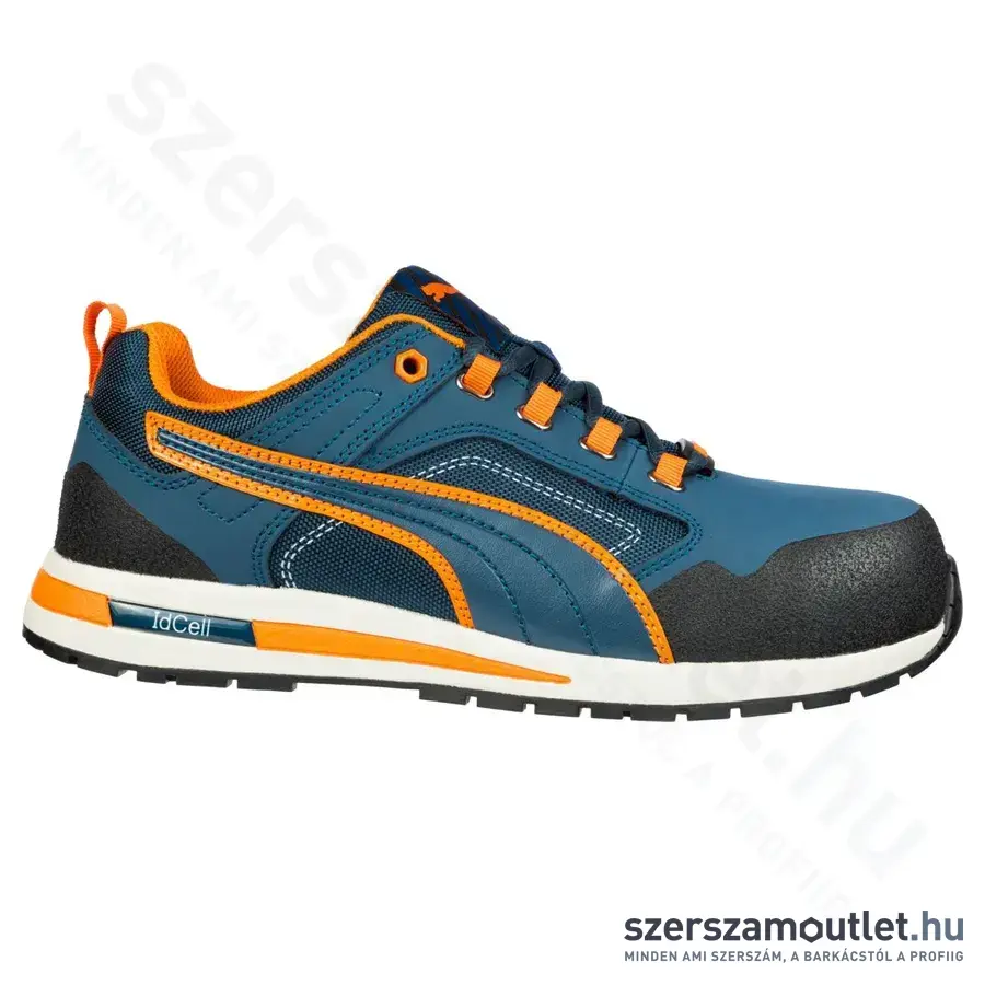 PUMA CROSSTWIST LOW S3 HRO SRC Munkavédelmi cipő 40-es (Kék/Narancs/Fekete) (PUM-643100)