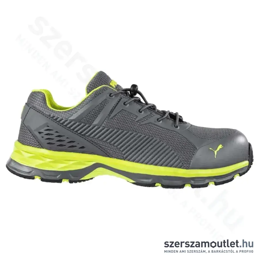 PUMA FUSE MOTION 2.0 GREEN LOW S1P ESD HRO SRC Munkavédelmi cipő 46-os (Szürke/Neon) (PUM-643880)