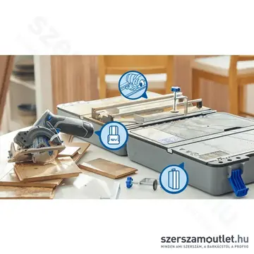DREMEL Blueprint Akkus szénkefementes hordozható körfűrész 85mm (2,0Ah/12V) (CS12V-SC1)