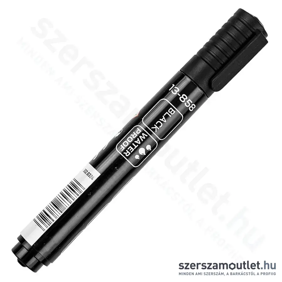 NEO TOOLS Jelölőfilc vízálló, olajalapú festékkel, vastag hegy, 4,5mm (Fekete) (1db)