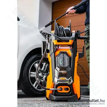NEO TOOLS Magasnyomású mosó, 100-150bar, 6l/perc, 40°C, 2000W/230V