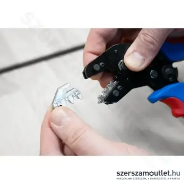 WEICON MULTI Krimpelő MC4 csatlakozók/szigetelt vezetékvégek/szigeteltkábelsaru krimpeléséhez, 208mm