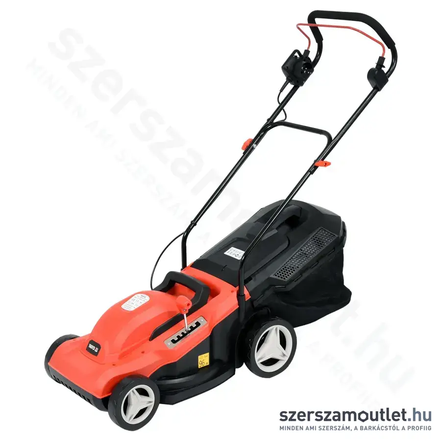 YATO Elektromos fűnyíró, 20-70mm, 50l, 38cm, IPX4, 1800W/230V