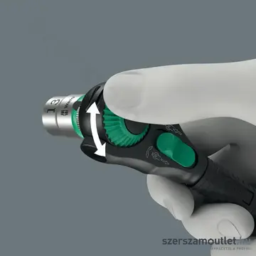 WERA 8000 A Black Edition Zyklop Speed Csuklós racsnis hajtókar 1/4