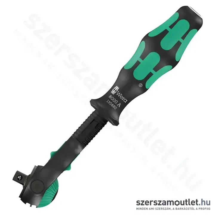 WERA 8000 A Black Edition Zyklop Speed Csuklós racsnis hajtókar 1/4
