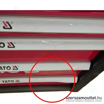 YATO Szerszámos kocsi szerszámokkal 177 részes (Kis mértékben sérült)