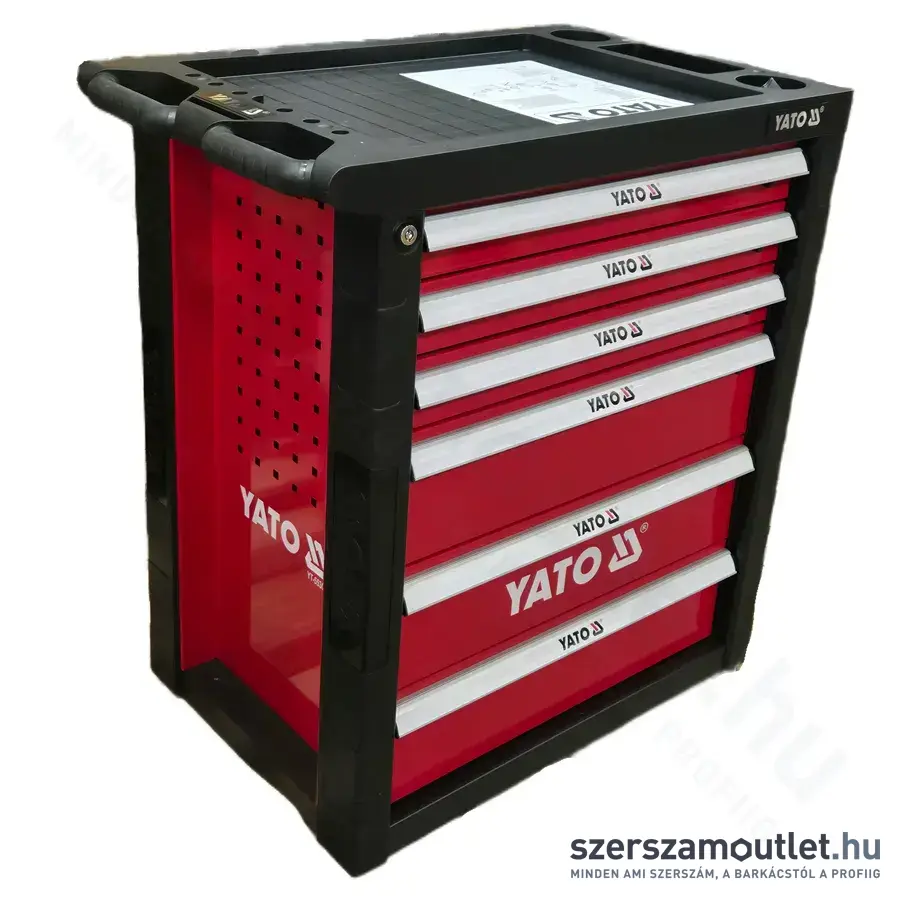 YATO Szerszámos kocsi szerszámokkal 177 részes (Kis mértékben sérült)