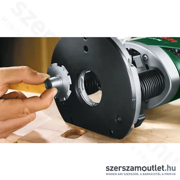 BOSCH POF 1400 ACE Felsőmaró kofferben +6 részes marókészlet (1400W/6-8mm) (060326C801)
