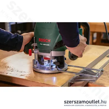 BOSCH POF 1400 ACE Felsőmaró kofferben +6 részes marókészlet (1400W/6-8mm) (060326C801)