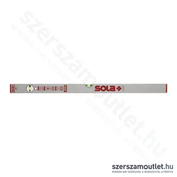 SOLA AZB 80 Eloxált vízmérték 800mm [Ezüst] (AZB 80) (01011101)