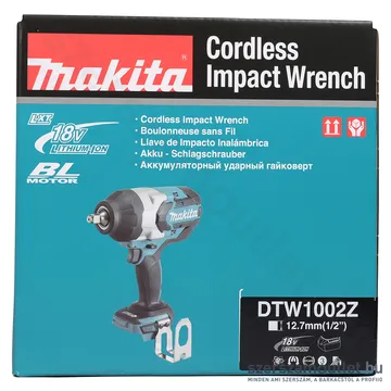 MAKITA DTW1002Z Akkus szénkefemenetes ütvecsavarozó 1/2