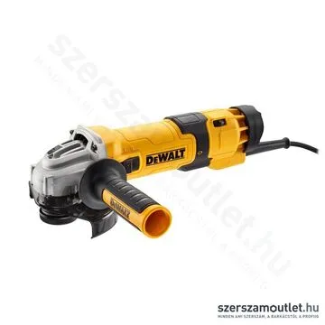 DEWALT DWE4257-QS Fordulatszám szabályzós sarokcsiszoló lágyindítással (1500W/125mm)
