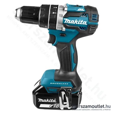 MAKITA DHP484RTJ Akkus szénkefementes ütvefúró-csavarbehajtó MakPac kofferben (2x18V/5,0Ah)