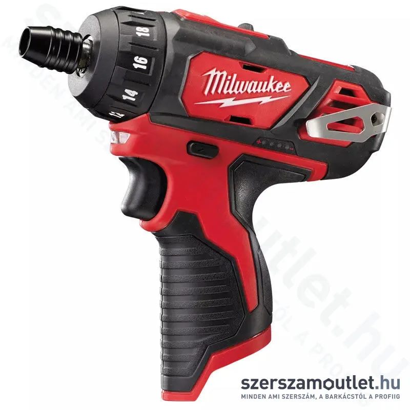 MILWAUKEE M12 BD-0 Akkus fúró-csavarbehajtó (12V) (Akku és töltő nélkül!)